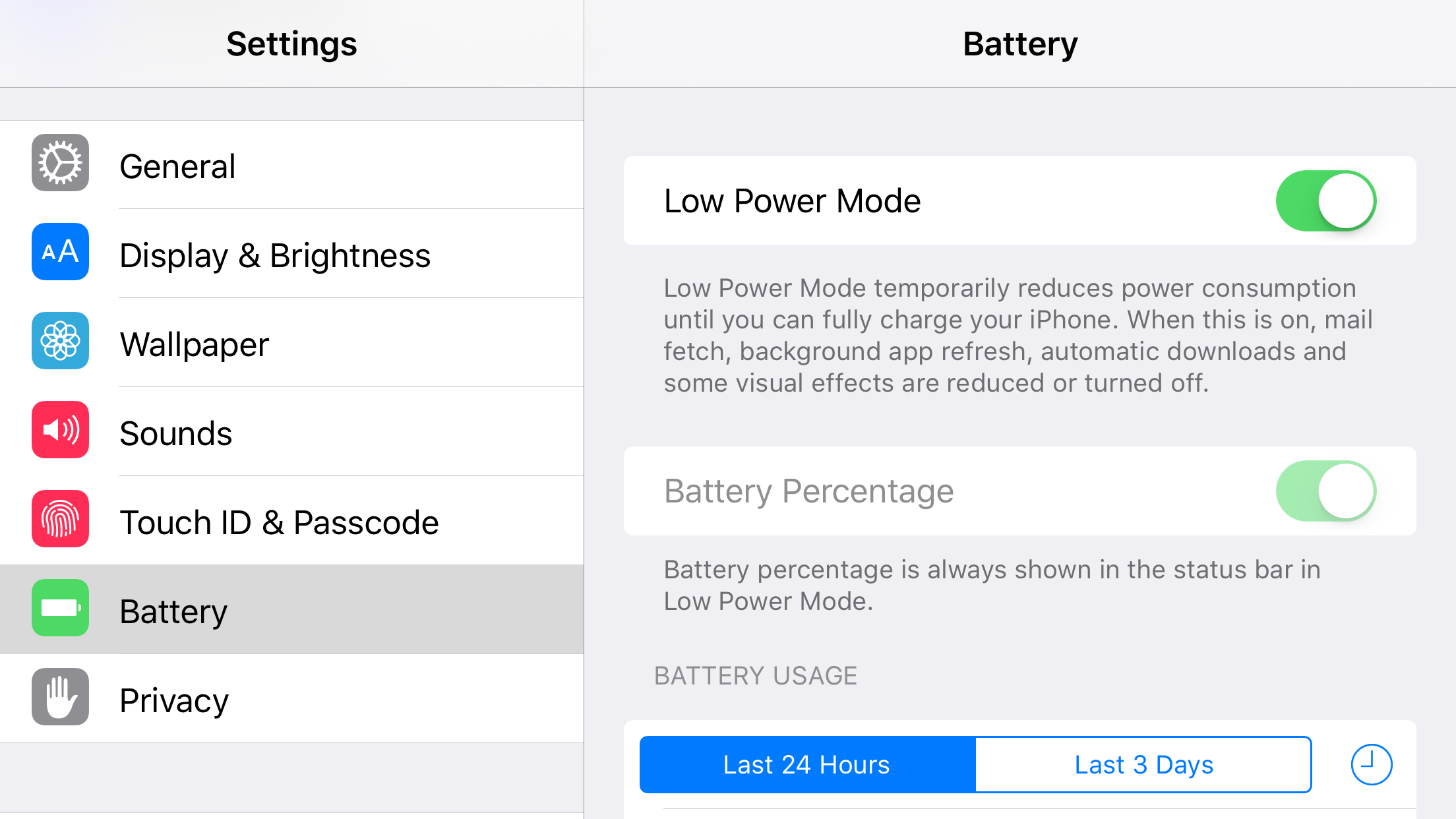 Как использовать настройки iOS 11 на iPhone и iPad: режим пониженного энергопотребления