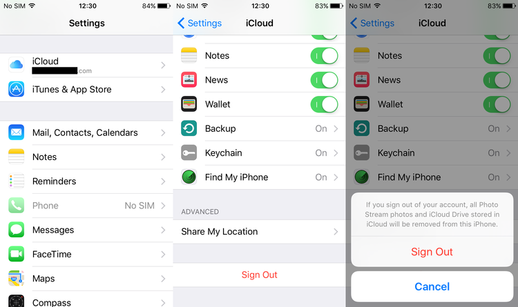 Как исправить'iCloud backup could not be completed' on iPhone, iPad and iPod Touch - Sign out