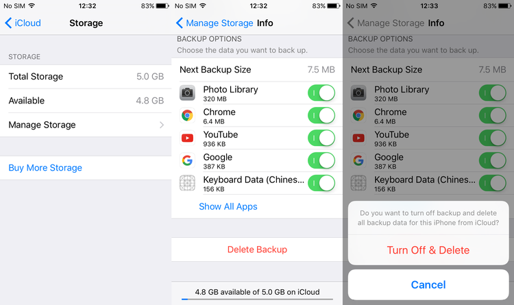 Как исправить'iCloud backup could not be completed' on iPhone, iPad and iPod Touch - Storage