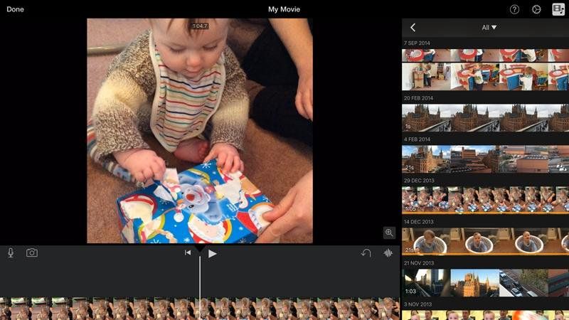 Как настроить скорость в iMovie для iPad