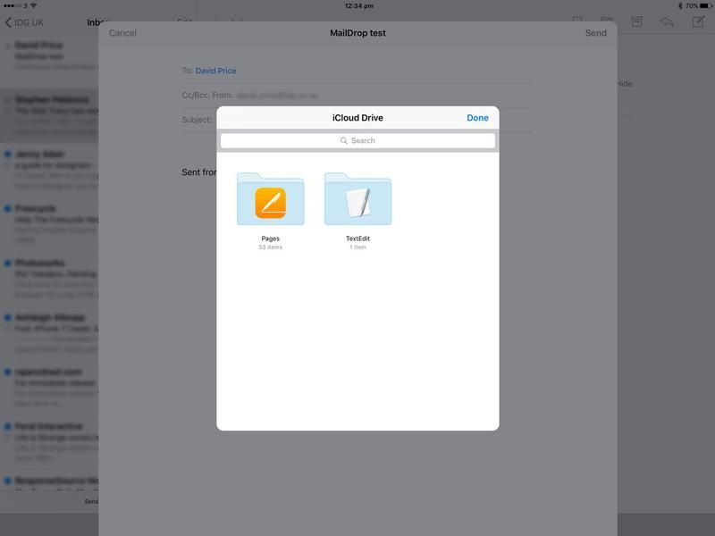 Как отправить большие файлы с iPad или iPhone с помощью Mail Drop