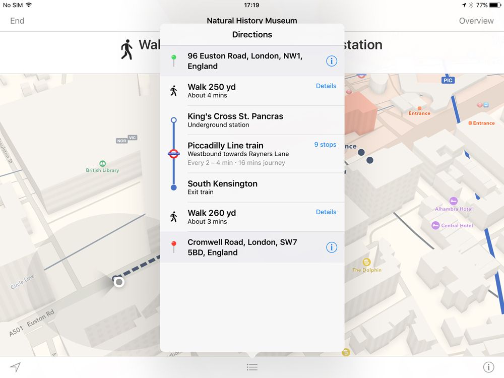 Как пользоваться маршрутами общественного транспорта в iOS 9 Apple Maps
