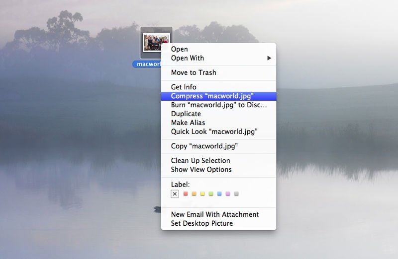 Как заархивировать файлы на Mac: Сжать