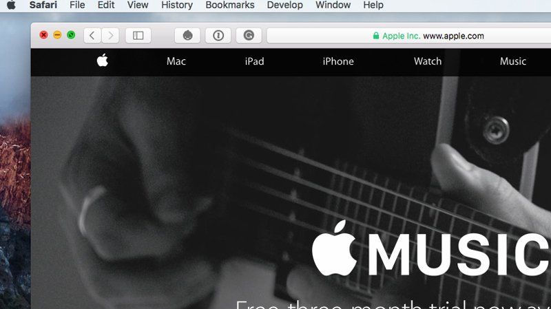 Кнопка полного экрана на Mac