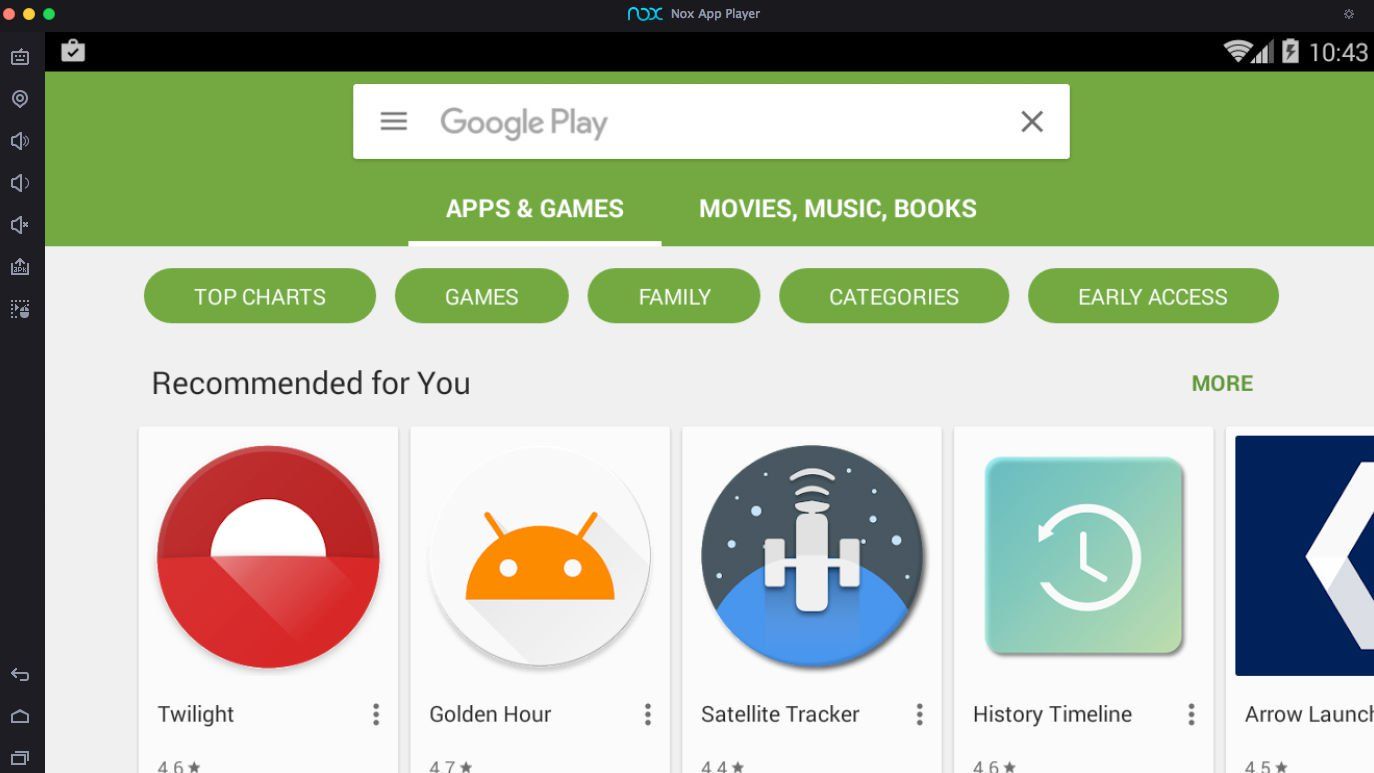 Как запускать приложения для Android на Mac: Play Store