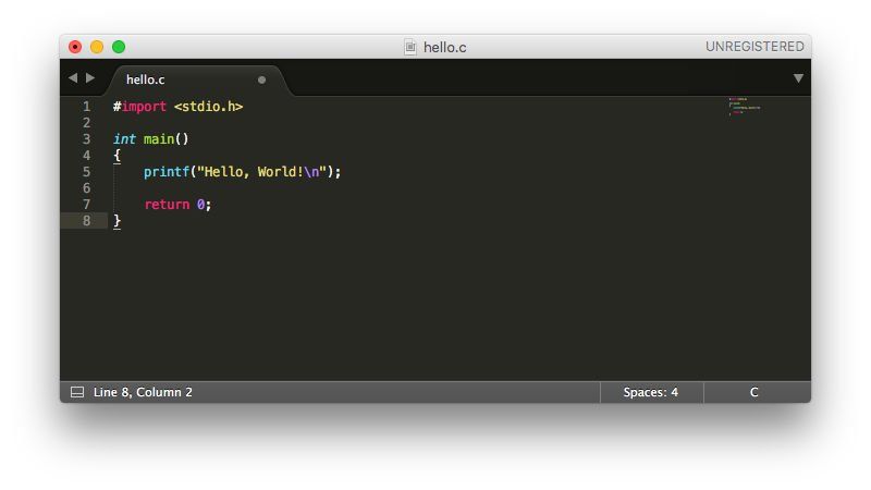 Научитесь кодировать, используя язык программирования C на вашем Mac: создайте программу Hello World