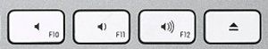 Сочетания клавиш Mac: клавиши F