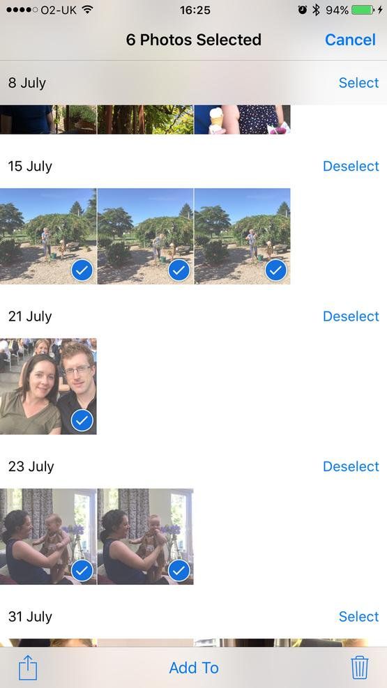 Как выбрать все фотографии на вашем телефоне