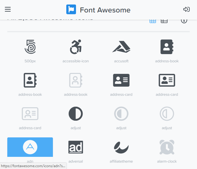 Font Awesome 5 & 4