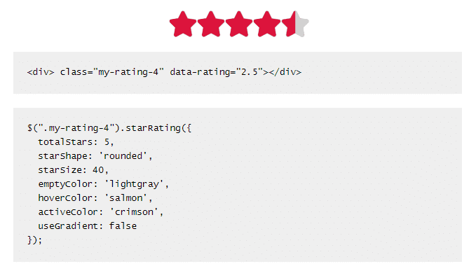 Звездный рейтинг SVG