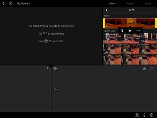 Шаг 7. Создайте фильм с помощью приложения iMovie.