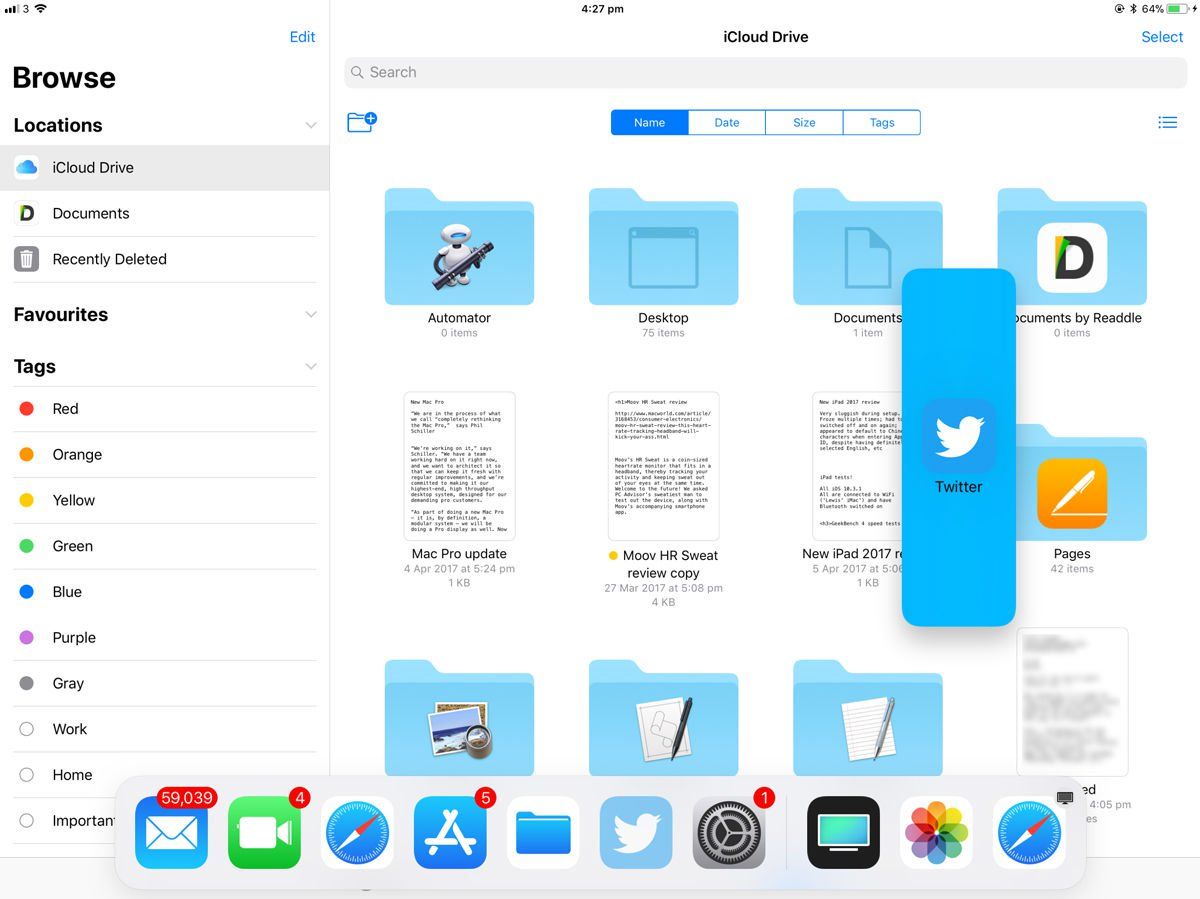 Как использовать док-станцию ​​для iPad в iOS 11: откройте новое приложение