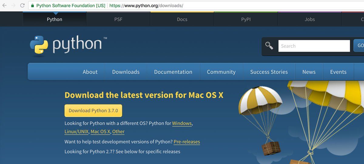 Как использовать Python-кодирование на Mac: скачать Python