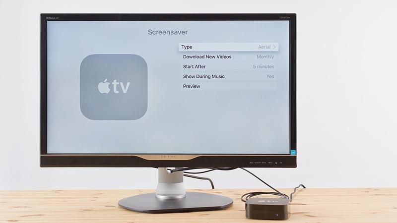 Включить службы определения местоположения, Siri, заставки и т. Д. На Apple TV