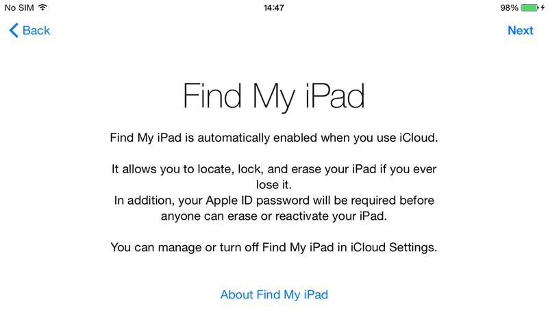 Как настроить новый iPad: найди мой iPad