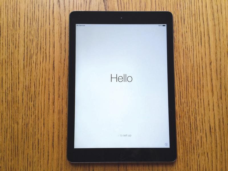 Как настроить новый iPad: включите его