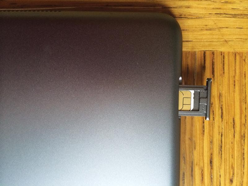 Как настроить новый iPad: SIM-карта