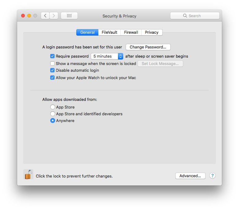 Как разрешить приложения Mac из любого места