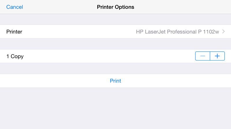 Как печатать без проводов с iPad и iPhone: выбор принтера в iOS