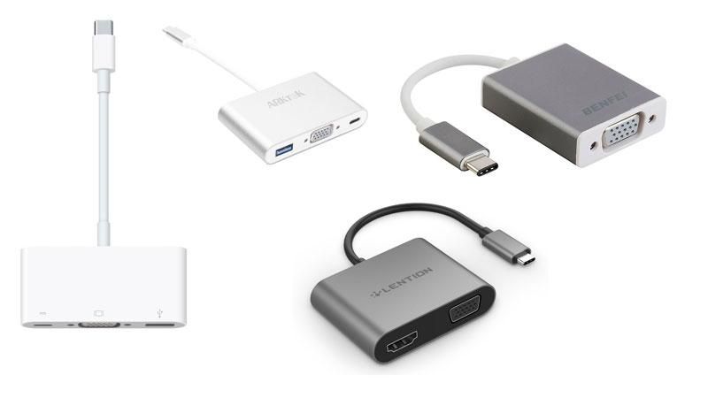Как подключить USB-C MacBook или MacBook Pro к VGA-проектору, телевизору, дисплею