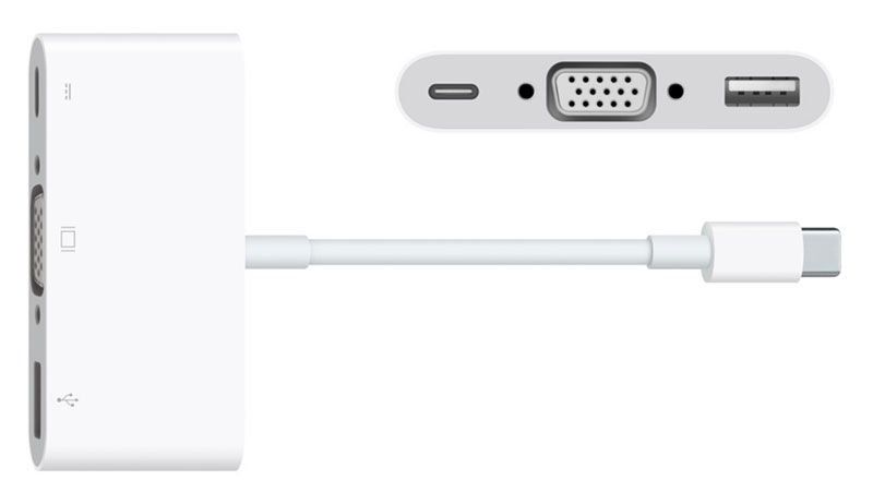 Многопортовый адаптер Apple USB-C VGA
