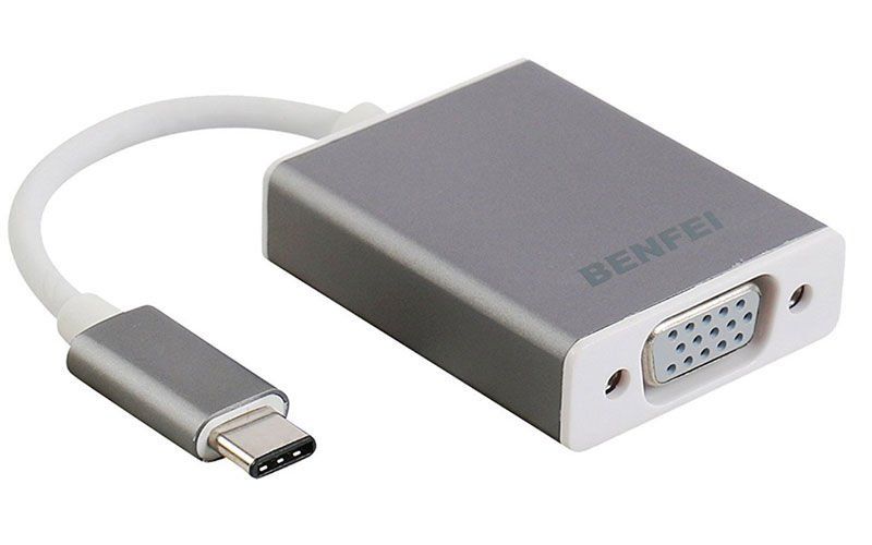 Адаптер Benfei USB-C к VGA