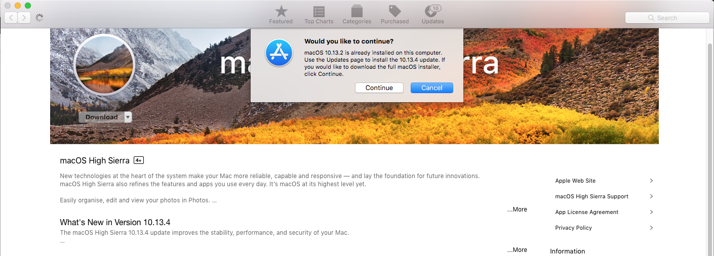 MacOS скачать из Mac App Store