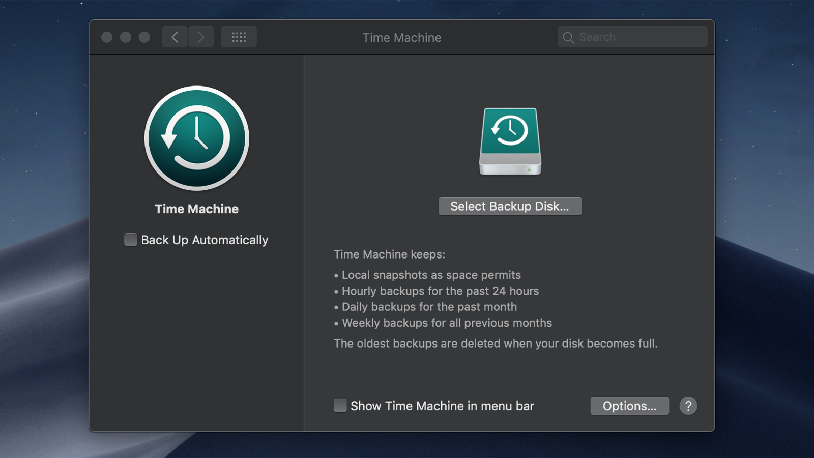 Как удалить резервные копии на Mac: Time Machine