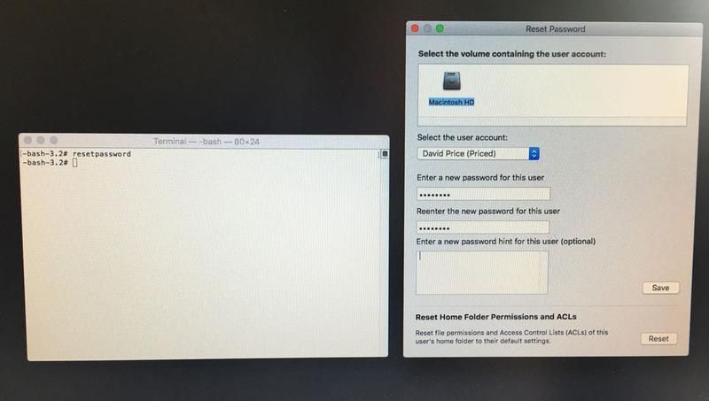 Как взломать Mac без пароля