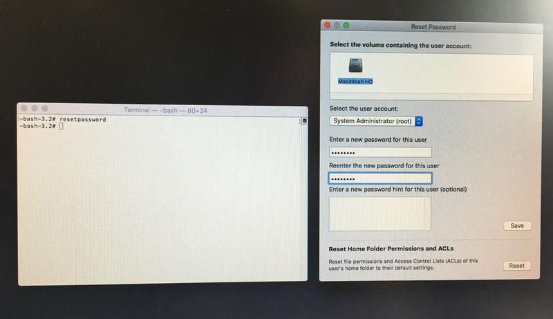 Как взломать Mac без пароля