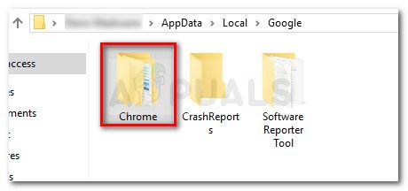 Удалить папку Chrome