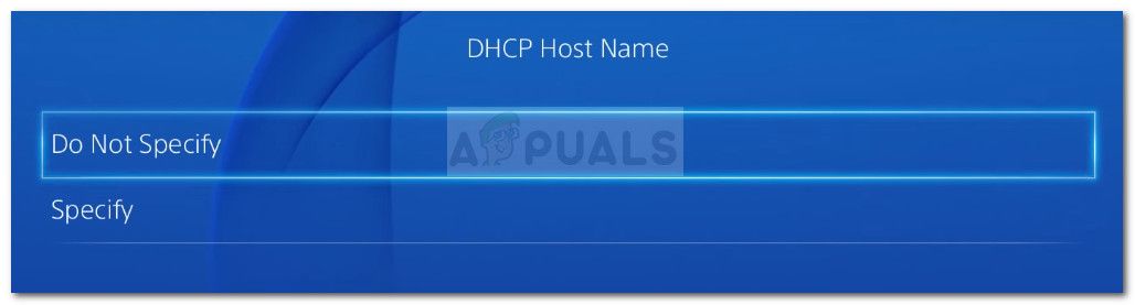 Имя хоста DHCP