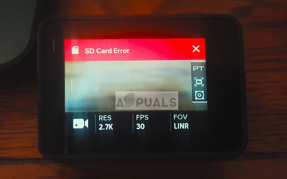 Ошибка SD-карты GoPro