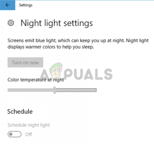 Windows 10 ночной свет не работает