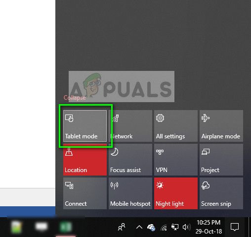 Режим планшета - Windows 10
