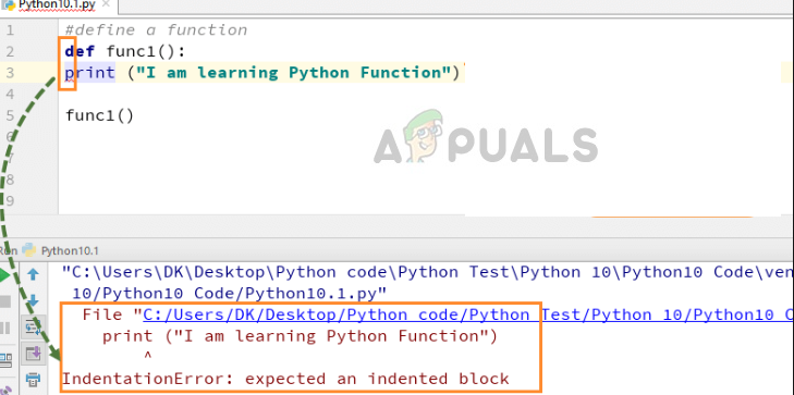Ошибка отступа Python при кодировании