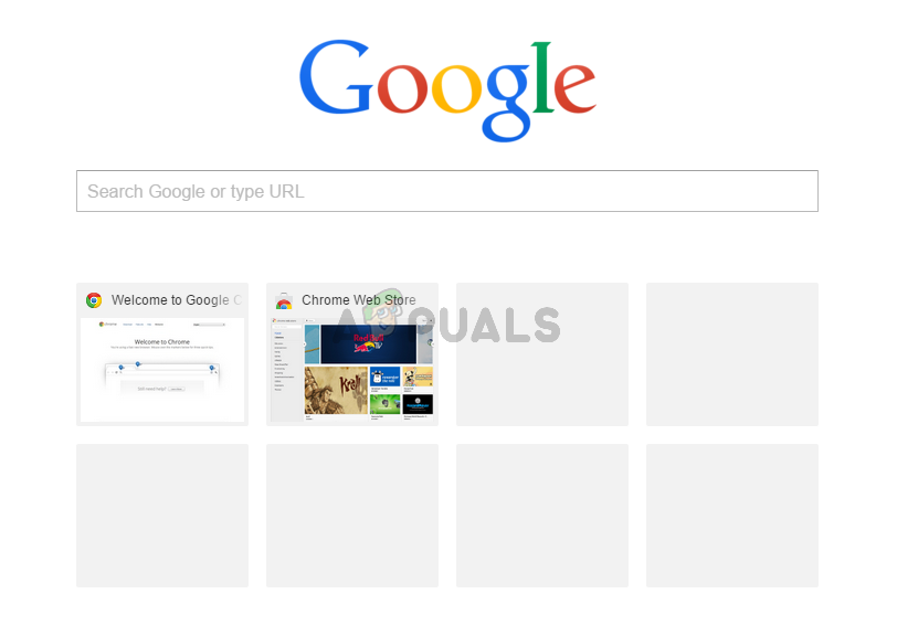 Google Chrome не показывает наиболее посещаемые миниатюры