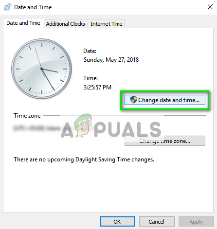 Изменить дату и время в Windows 10