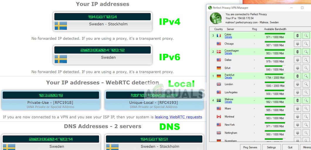 Тестирование на утечки VPN