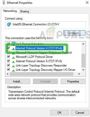 Свойства IPv4 - Свойства адаптера в Windows 10