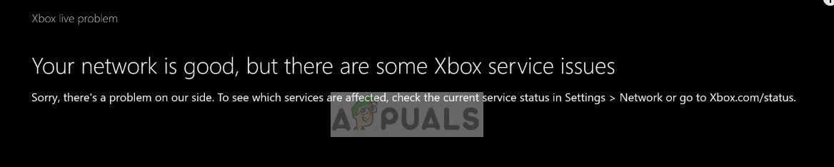 Состояние сети Xbox
