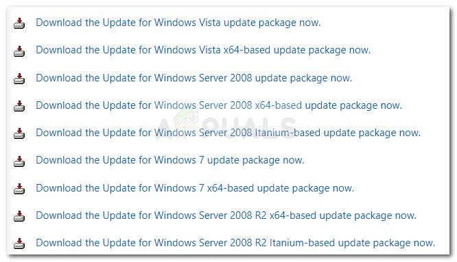 Скачиваем разбор Windows Update