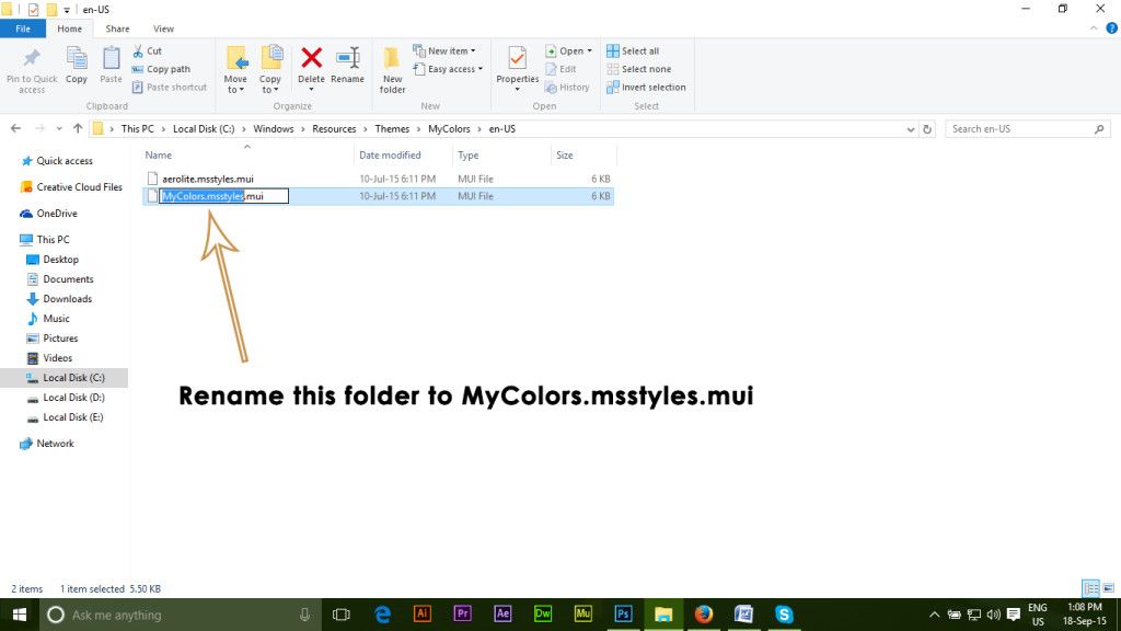 Цвет строки заголовка в Windows 10 - 4