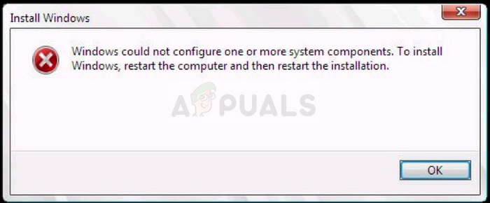 Windows не может настроить один или несколько компонентов системы