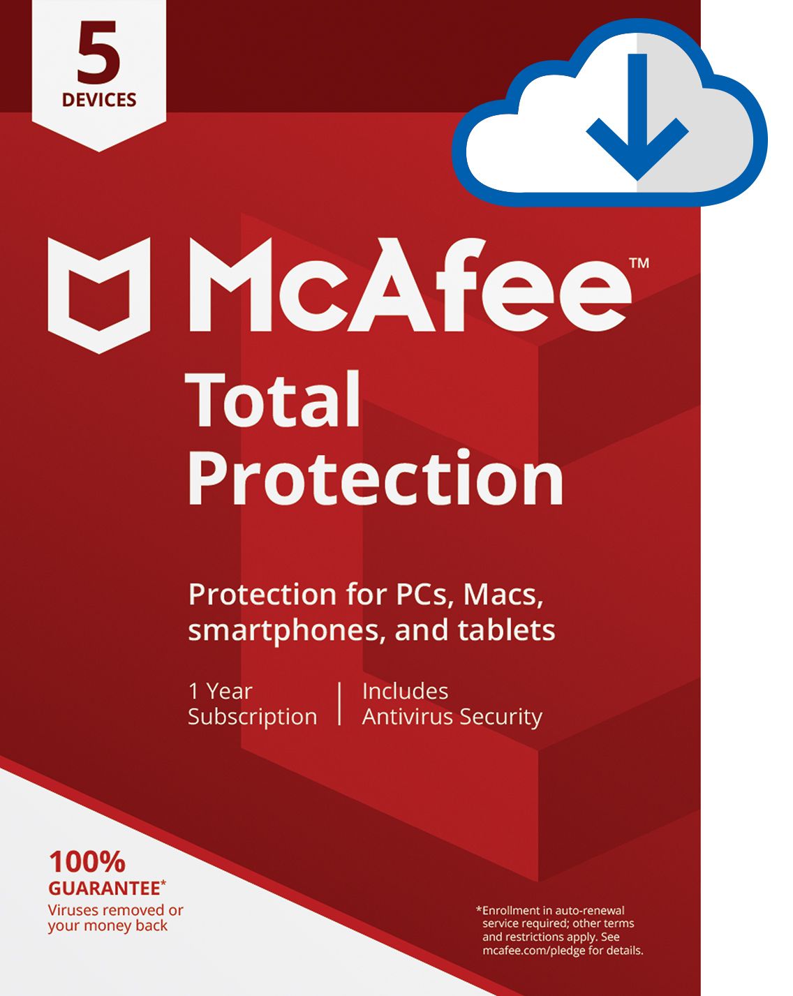 Полная защита McAfee 2018 - 5 устройств [Online Code]