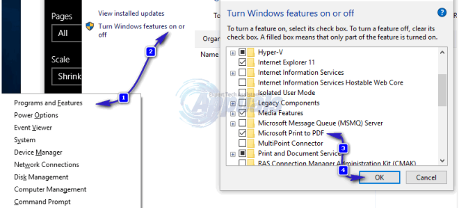 Исправлено: функция печати в PDF в Windows 10 не работает —