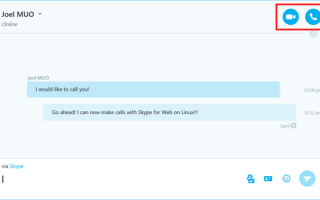 Как совершать Skype веб-звонки в Linux