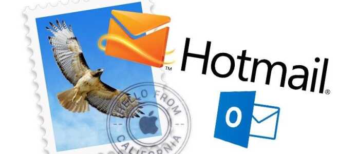 Как настроить Hotmail на Mac