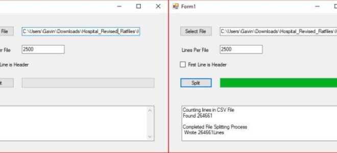 Как разбить огромную электронную таблицу в формате CSV Excel на отдельные файлы