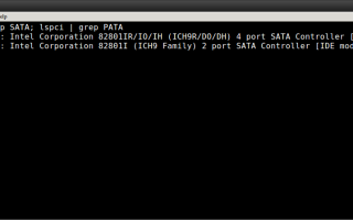 Как определить, используете ли вы SATA или PATA в Linux —